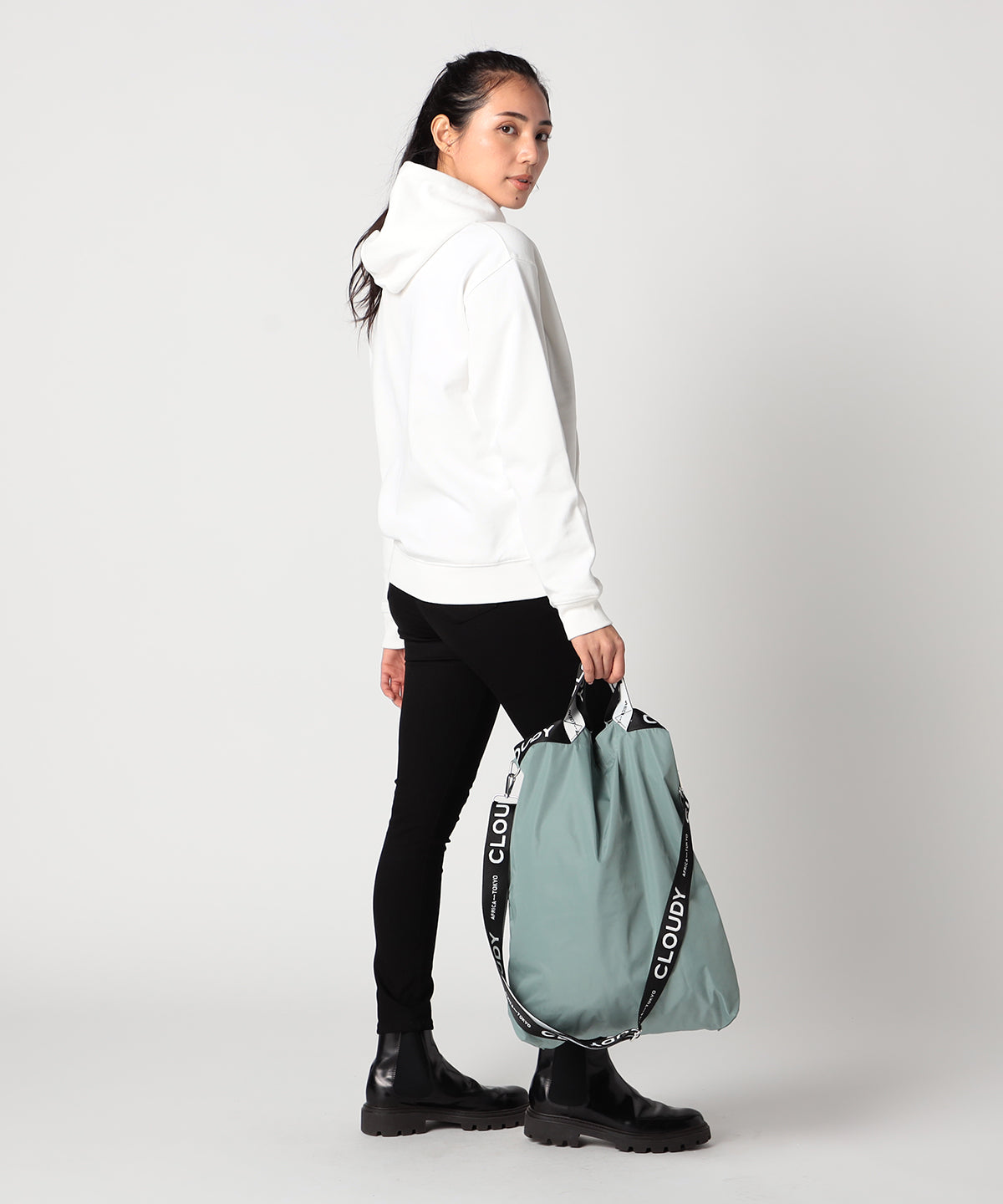 Reversible Shoulder Bag (Large) KHAKI