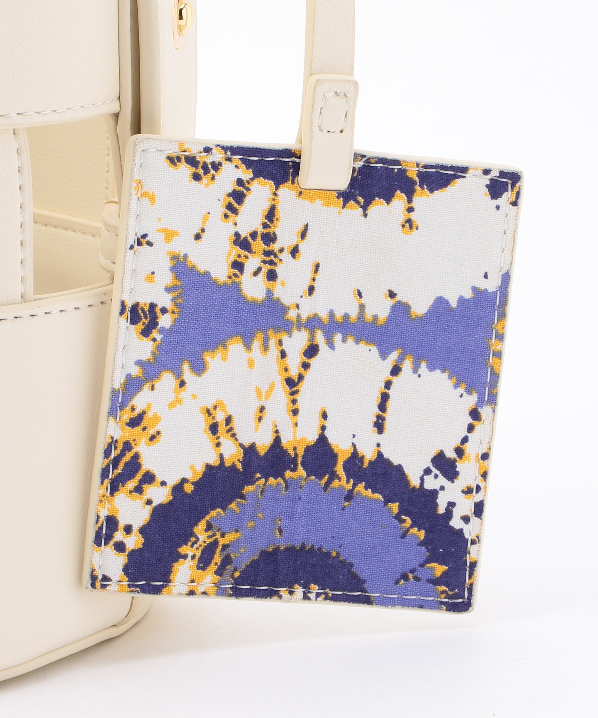 Fake Leather Mesh Tube Bag OFF-WHITE