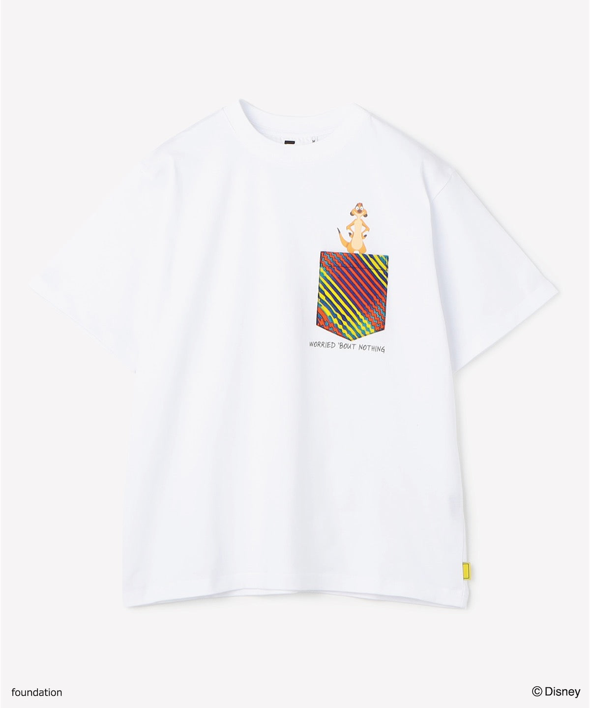 ポケットTシャツ TIMON WHITE