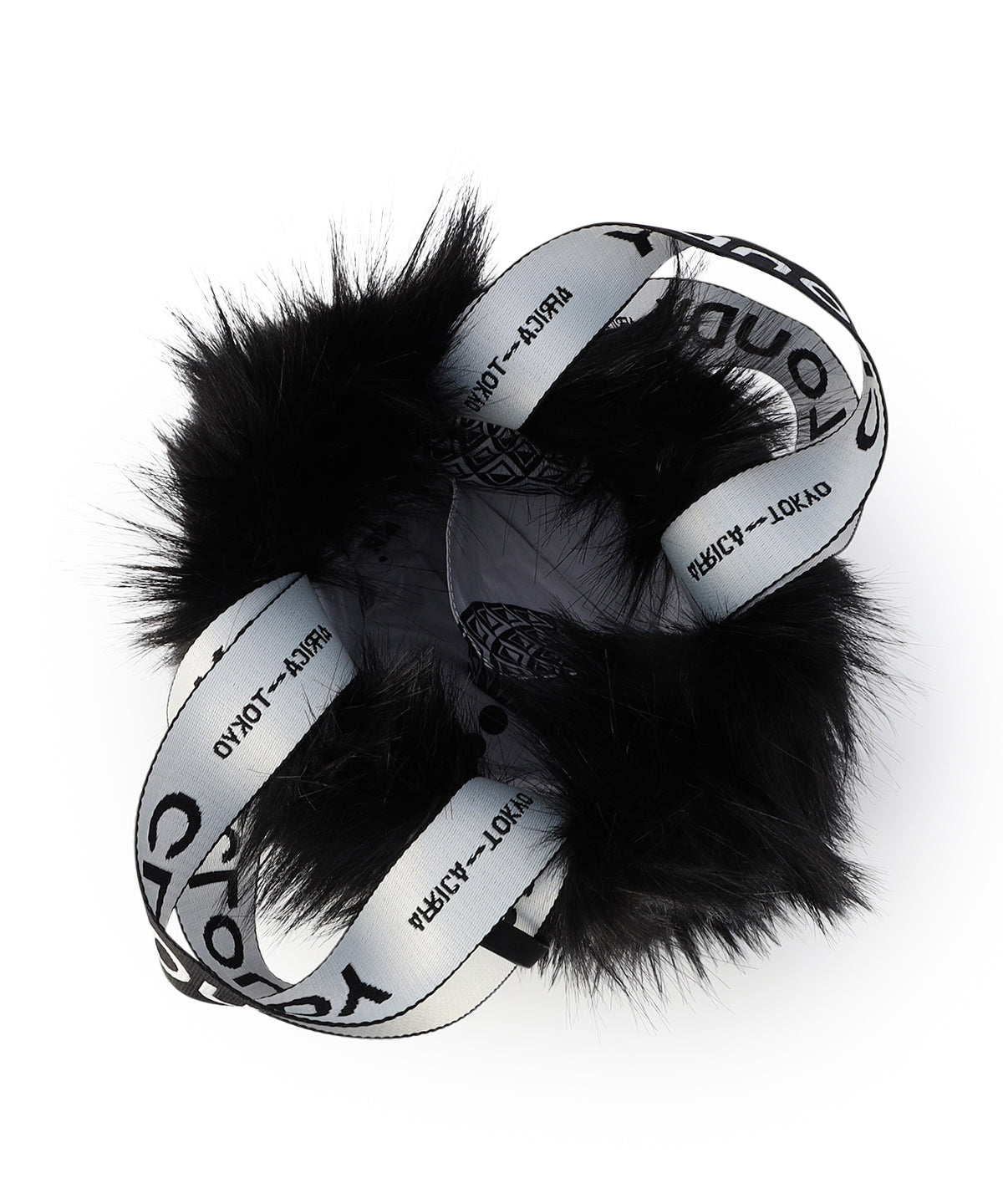 エコファーロゴハンドルトートバッグ (Sサイズ) ブラック