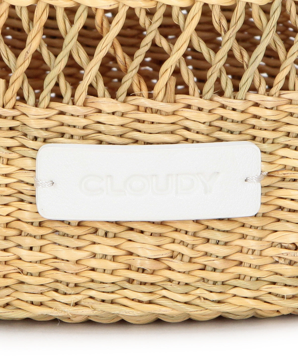 Mesh Tube Basket BEIGE