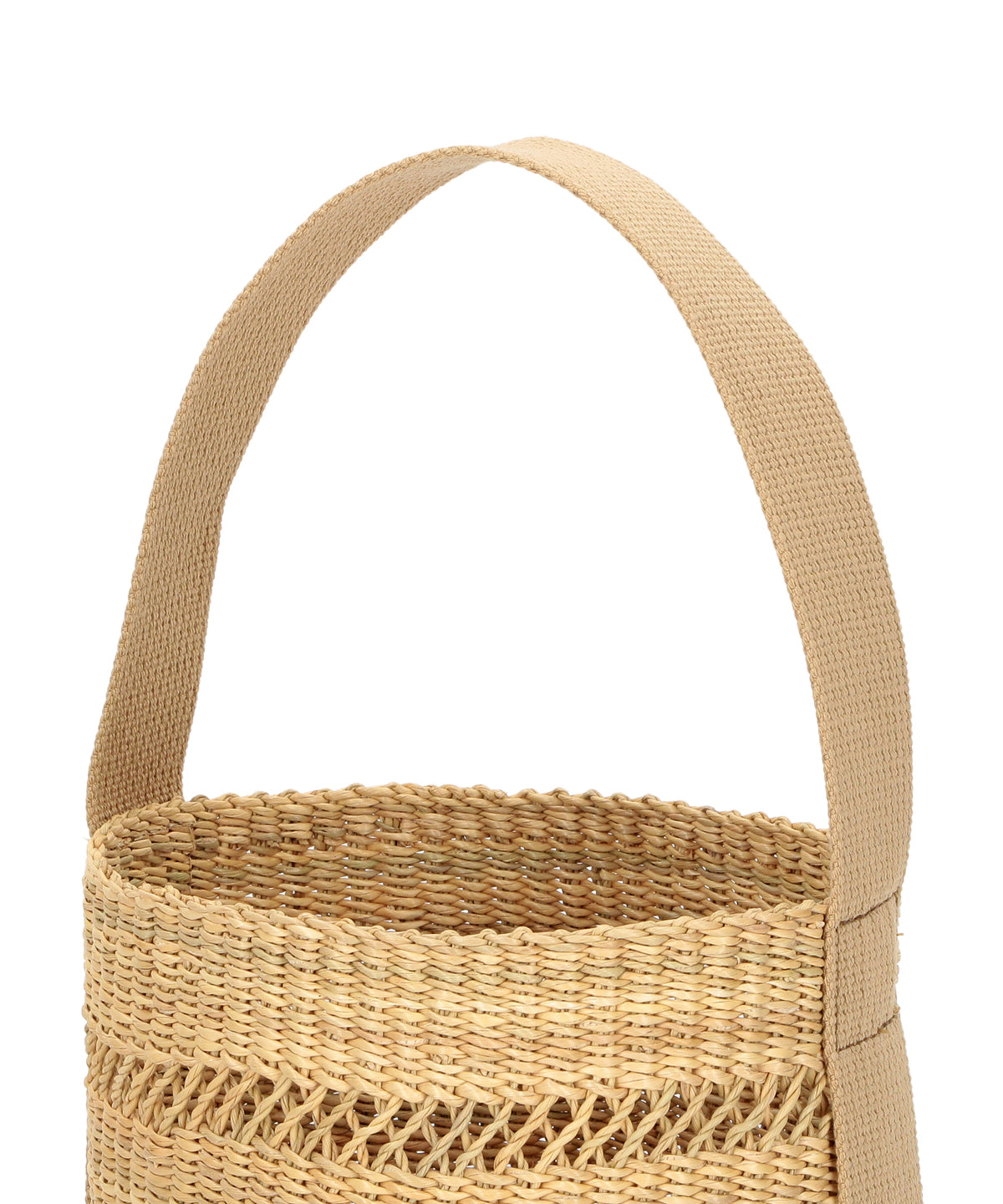 Mesh Tube Basket BEIGE