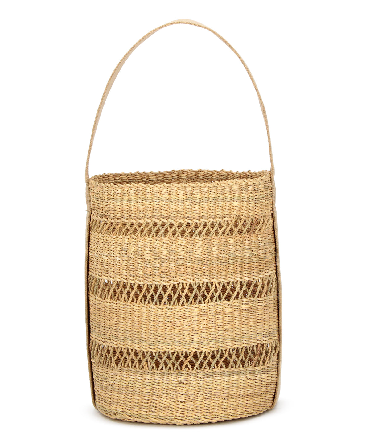 Mesh Tube Basket BEIGE