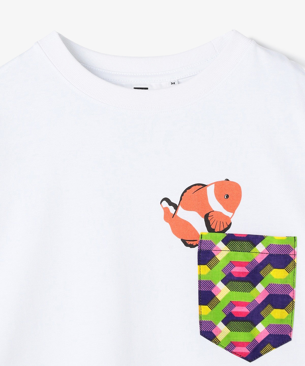 ポケットTシャツ Clownfish WHITE