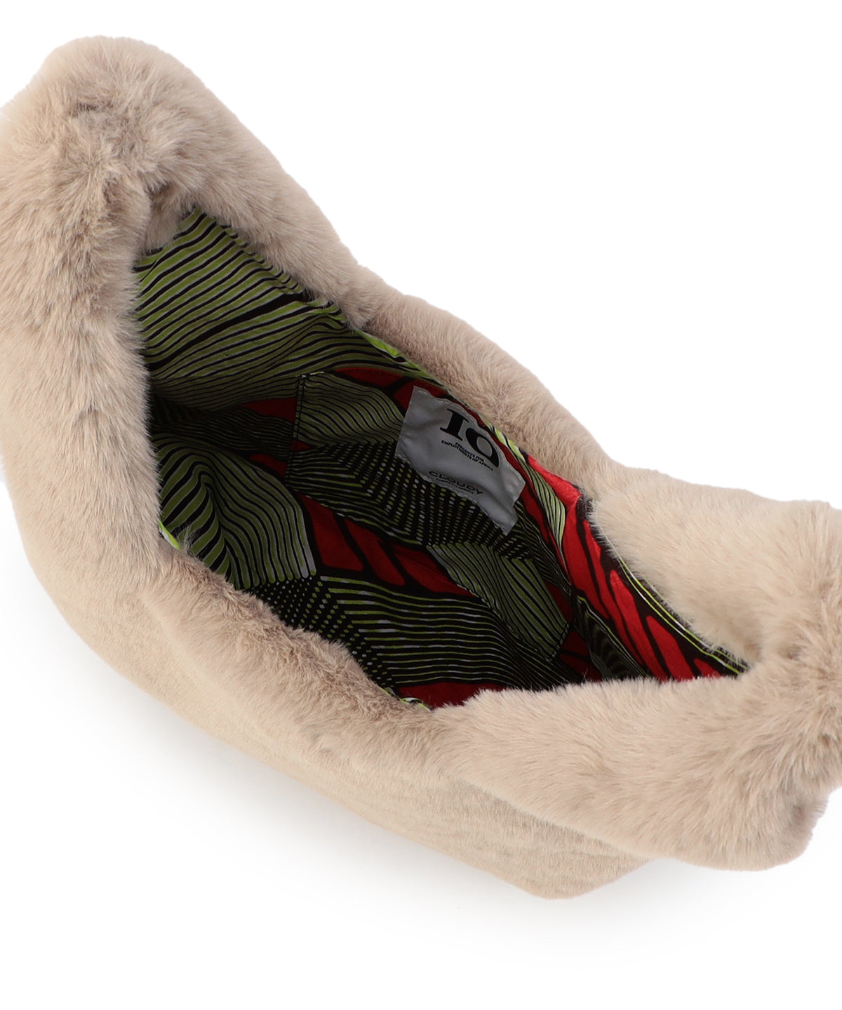 Eco Fur Convenience Bag(Medium) BEIGE