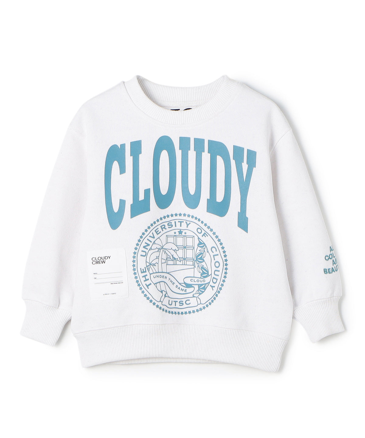 Kids Recycle Sweat Shirts UTSC WHITE