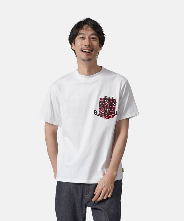 Printed Pocket T-SHIRTS ~ALL COLORS ARE BEAUTIFUL~ 370 WHITE