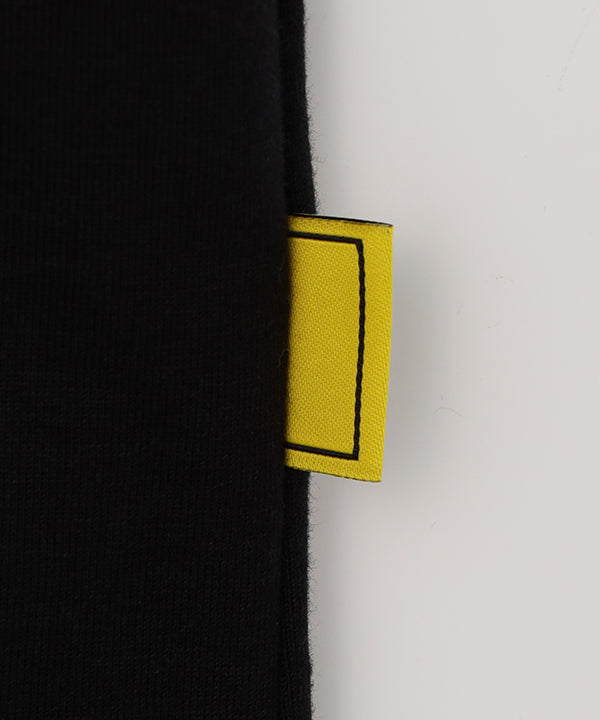 Pocket T-SHIRTS Uneck 382 BLACK