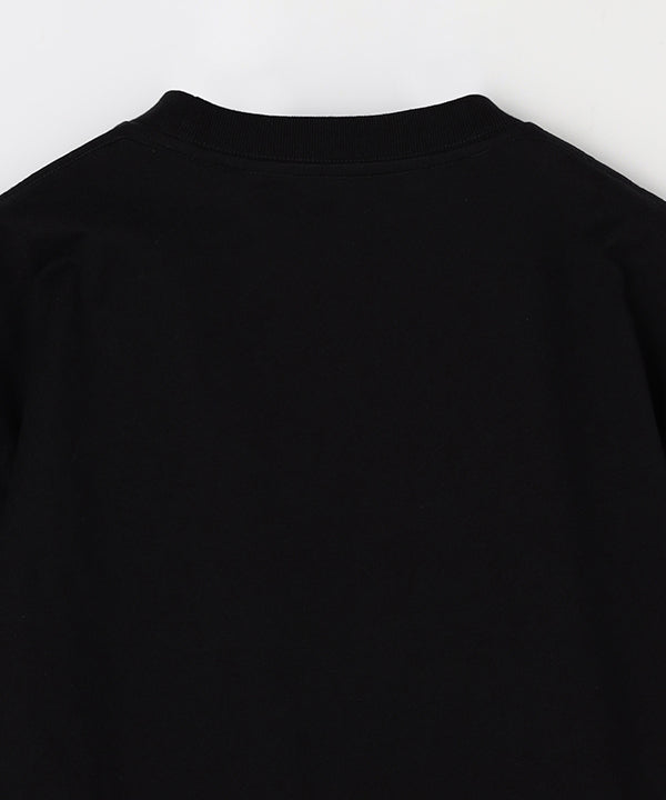 Pocket T-SHIRTS Uneck 382 BLACK