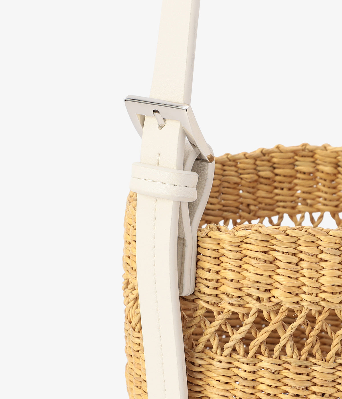 Mesh Shoulder Basket O.WHITE