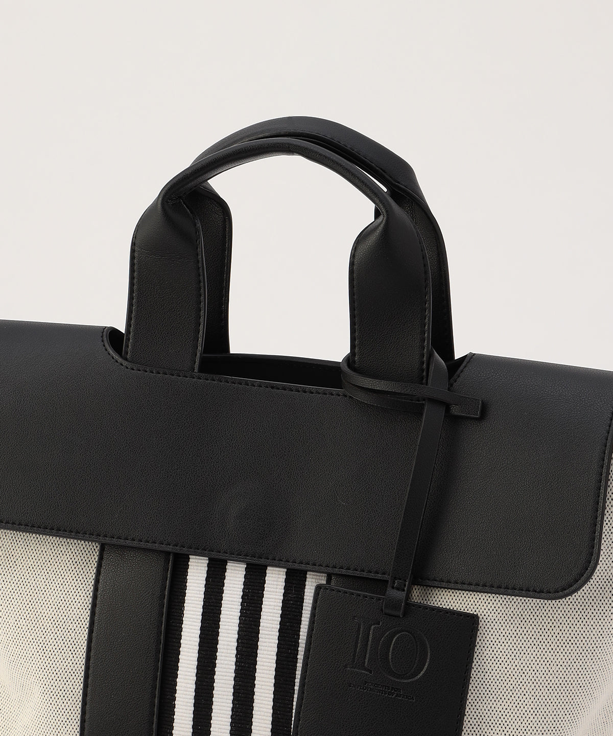 Two Tone Kente Bag (Medium)BLACK