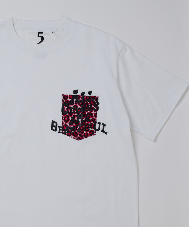 Printed Pocket T-SHIRTS ~ALL COLORS ARE BEAUTIFUL~ 370 WHITE