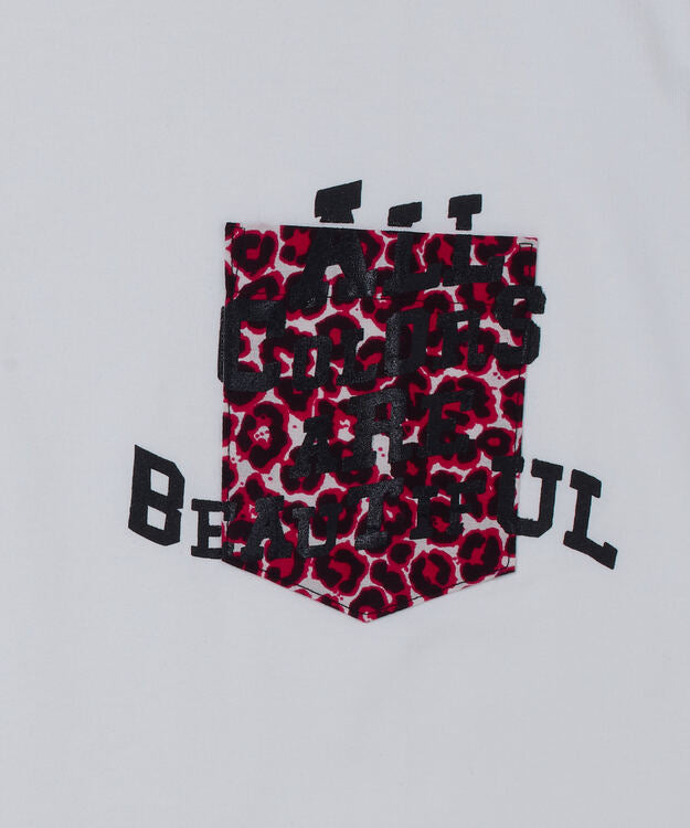 Printed Pocket T-SHIRTS ~ALL COLORS ARE BEAUTIFUL~ 370 WHITE