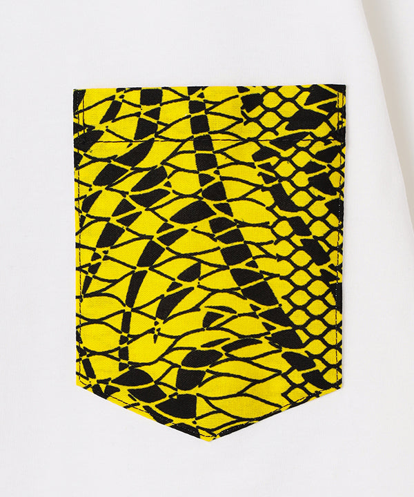 Pocket T-SHIRTS Uneck 373 WHITE