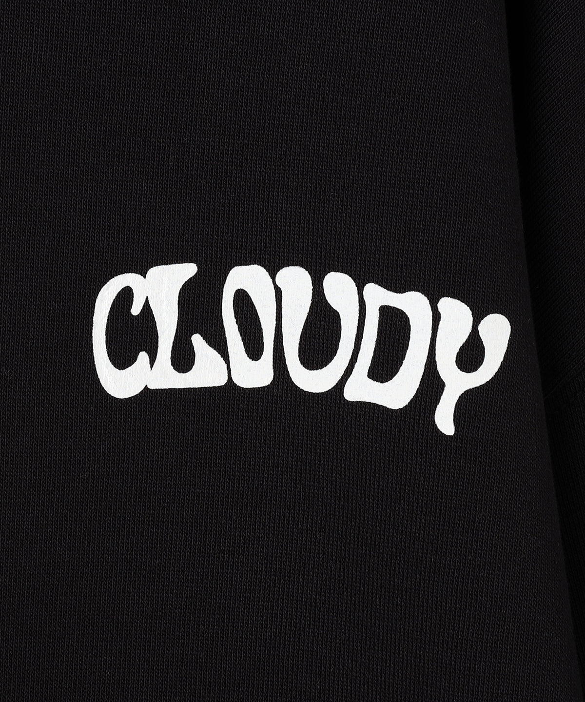 スウェットパーカー CLOUDY FARM ブラック