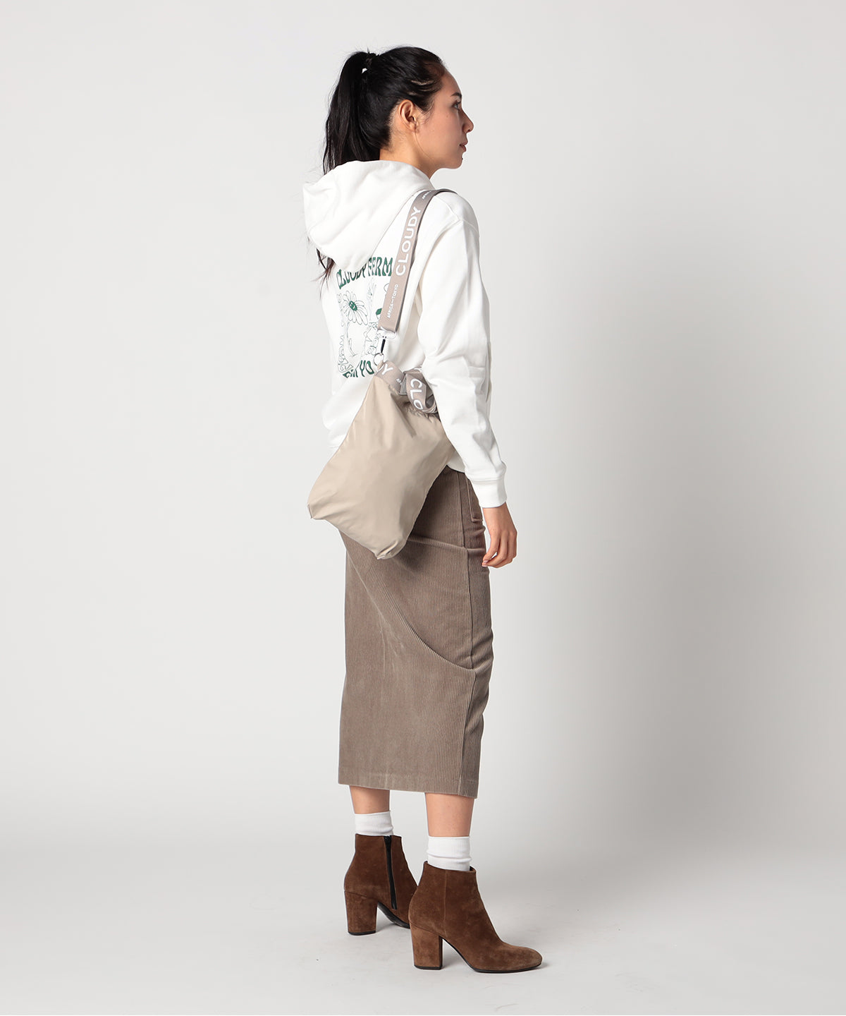 Reversible Shoulder Bag (Small) BLACK