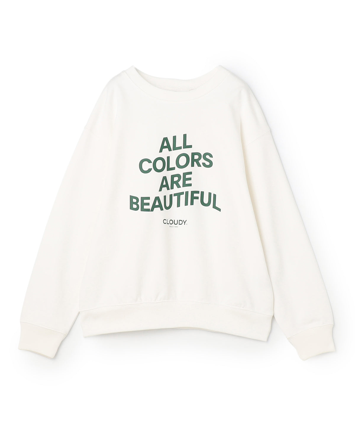 スウェットシャツ ALL COLORS ARE BEAUTIFUL ホワイト