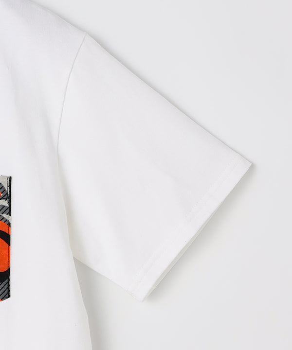 Pocket T-SHIRTS Uneck 373 WHITE