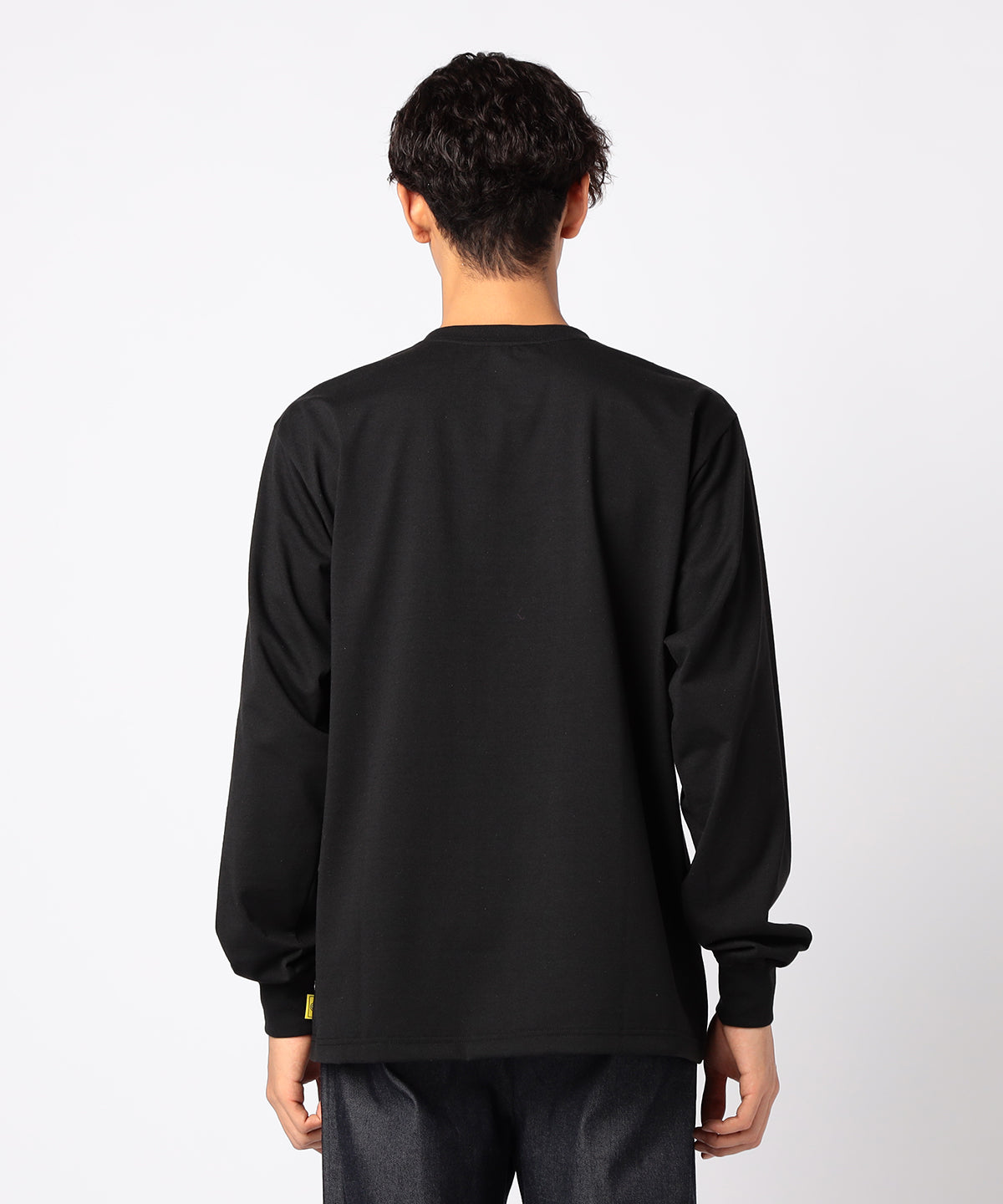 ポケットロングTシャツ 108 BLACK
