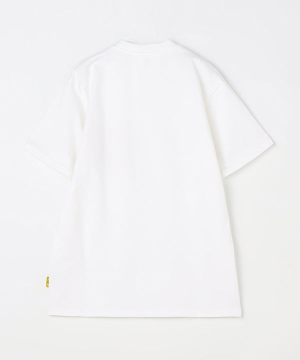 Pocket T-SHIRTS Uneck 373 WHITE