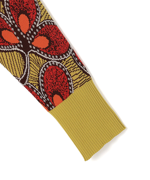 Recycled Dolman Knit Sweater YELLOW