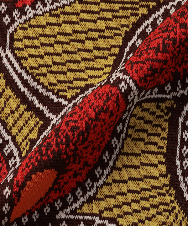 Recycled Dolman Knit Sweater YELLOW