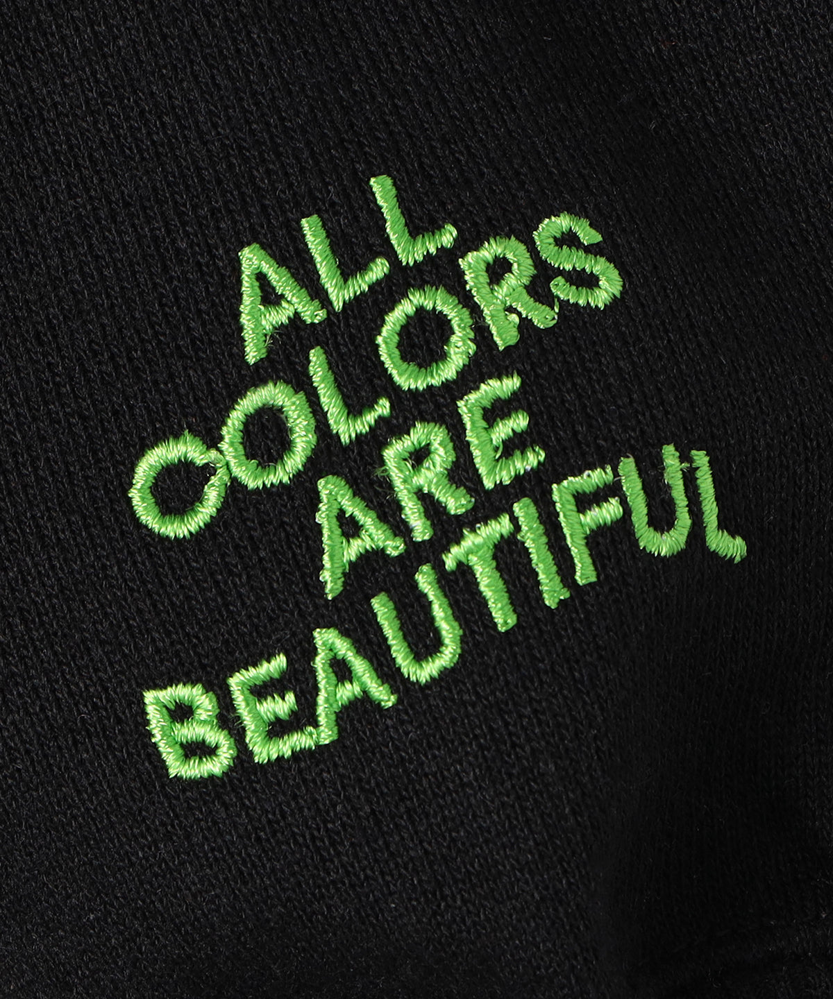 Kids Recycle Sweat Shirts Big-C BLACK
