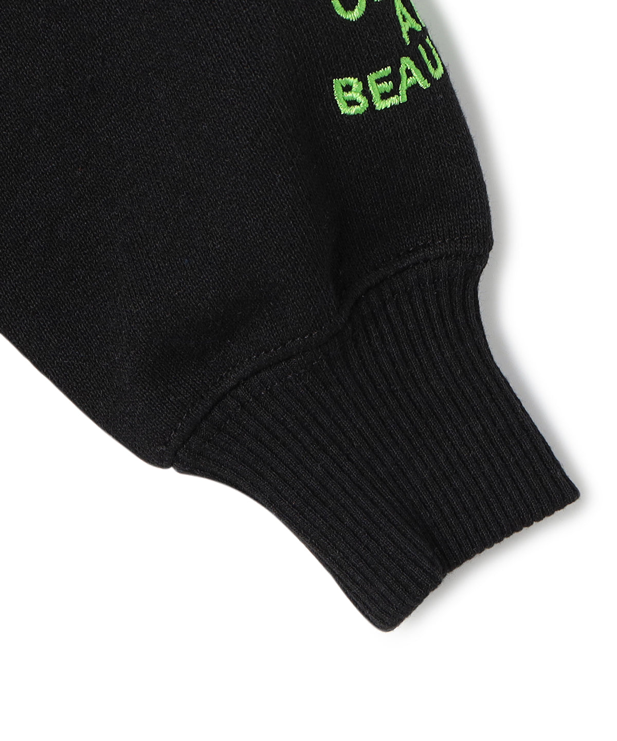 Kids Recycle Sweat Shirts Big-C BLACK