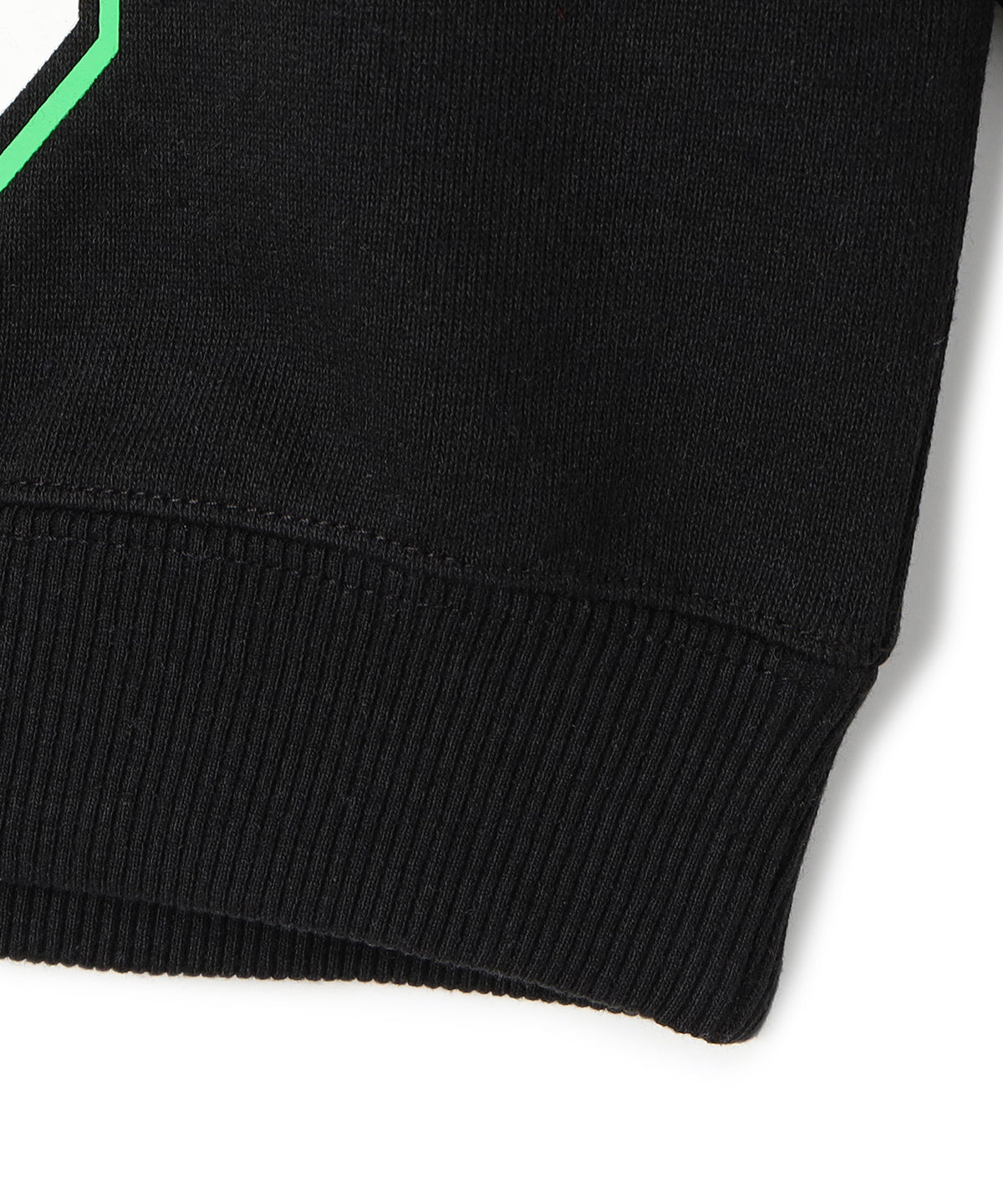 Kids Recycle Sweat Shirts Big-C BLACK