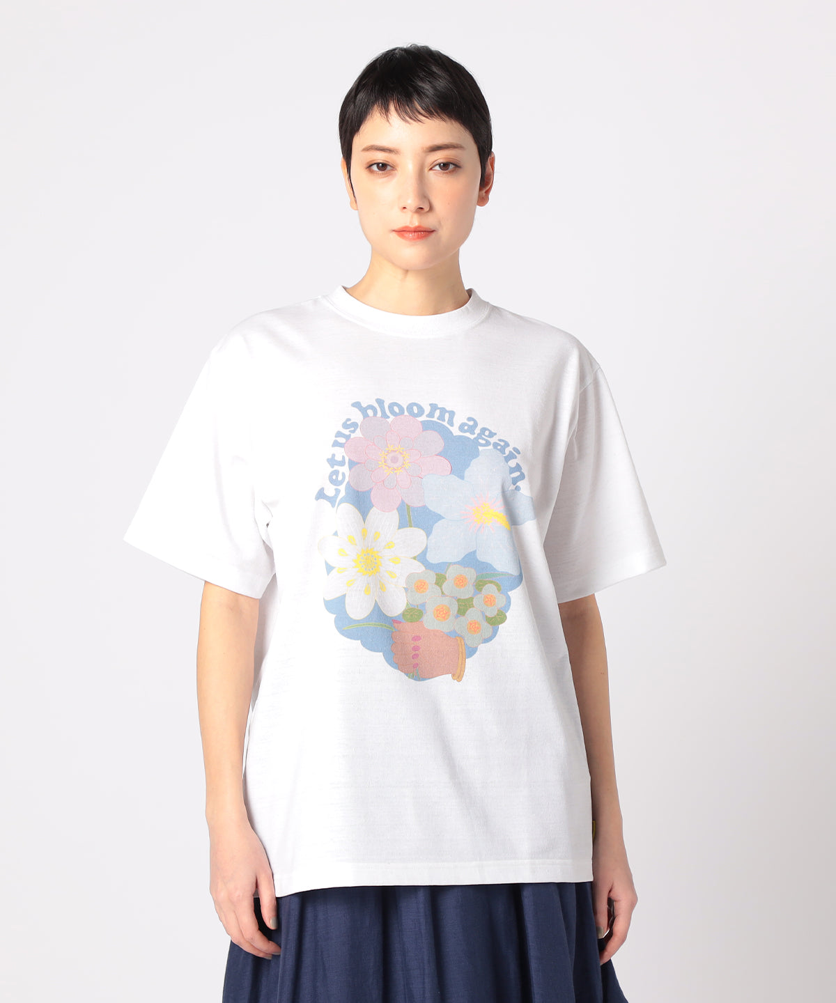 Lunch T-shirt BLOOM WHITE