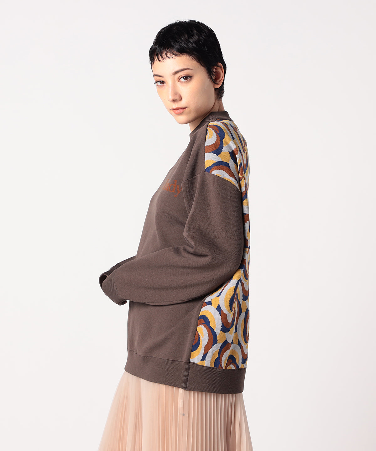 Knit Sweater BROWN