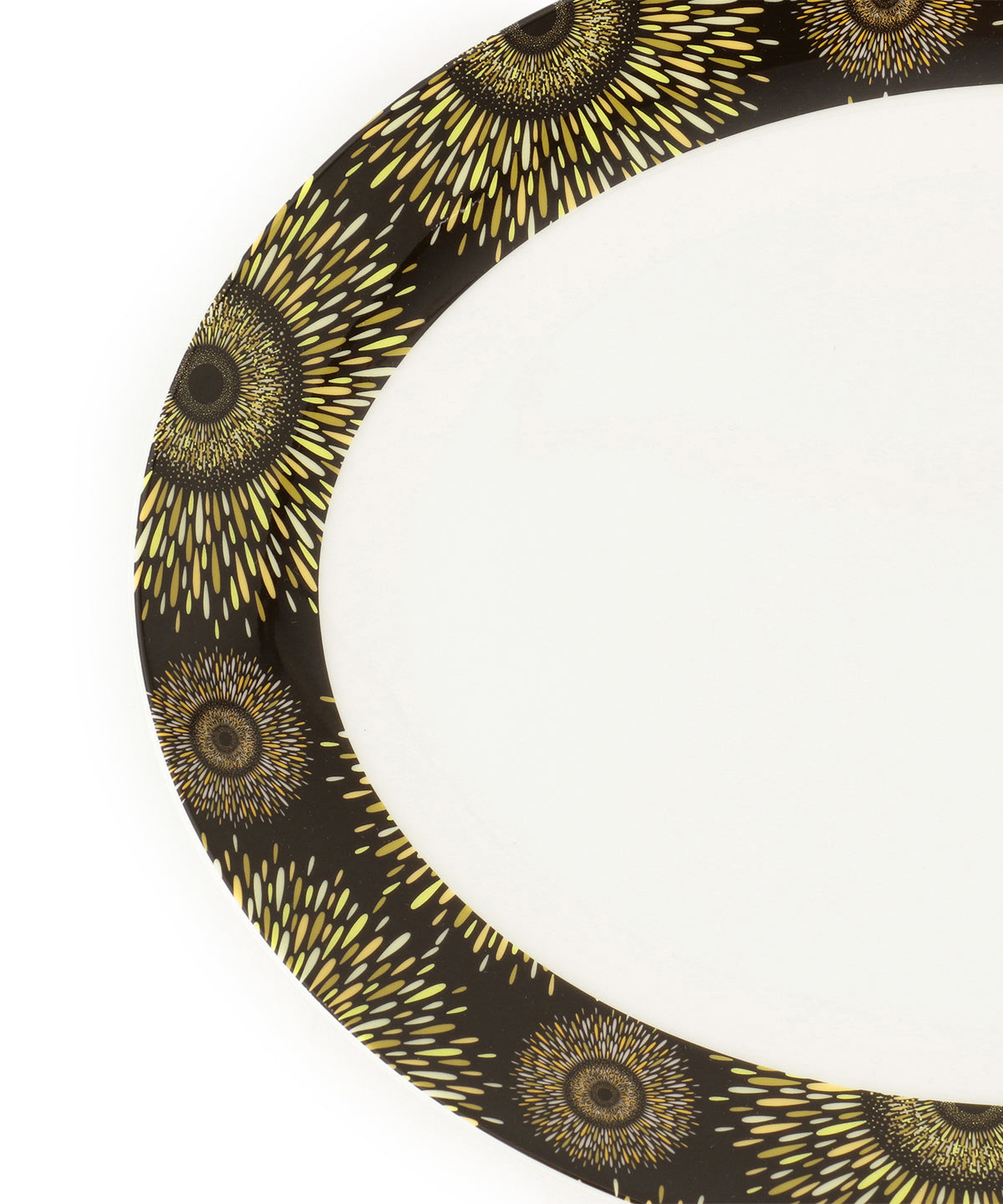 Suns & Beams oval plate 31cm