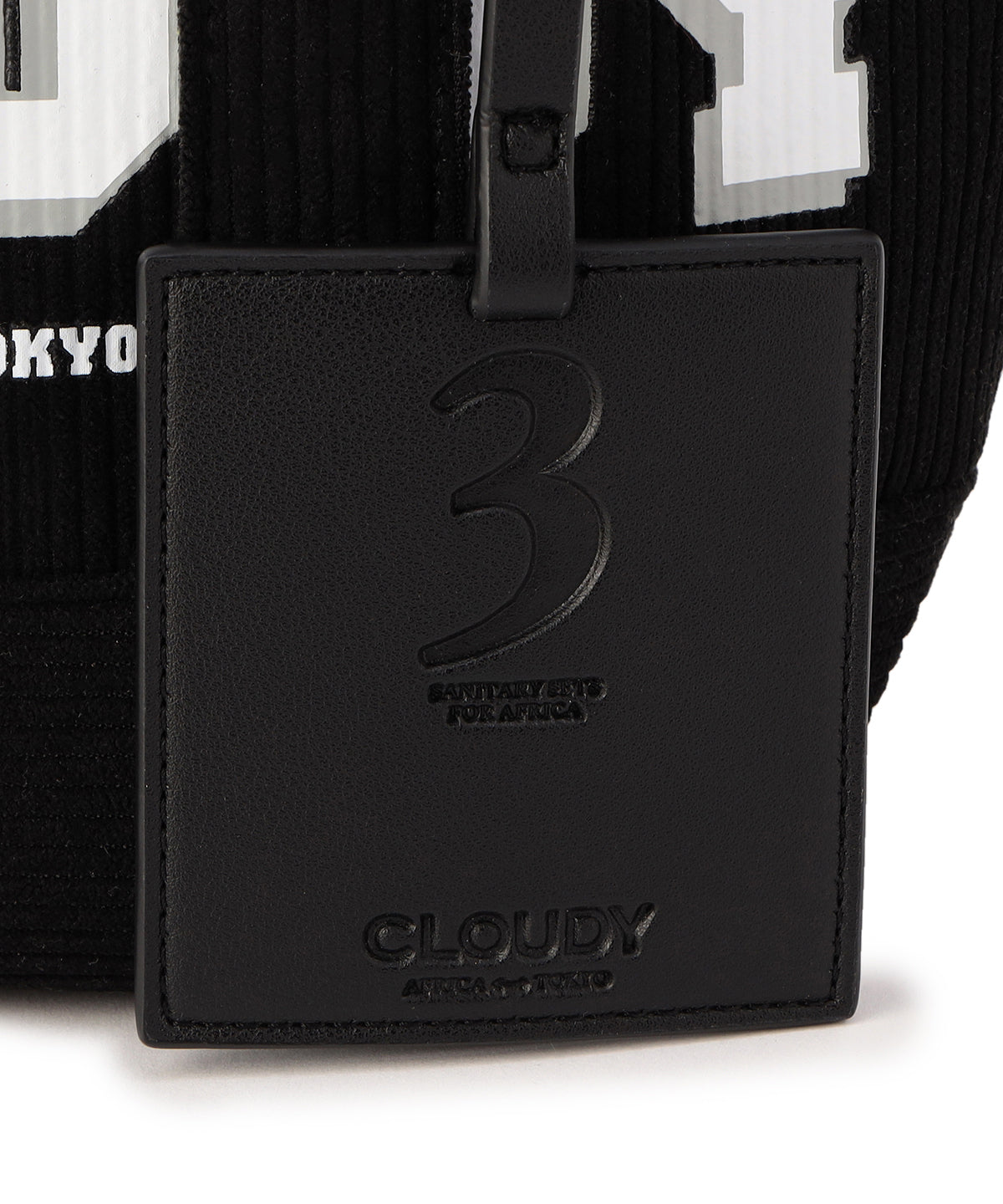 Corduroy Tote Bag (Small) BLACK