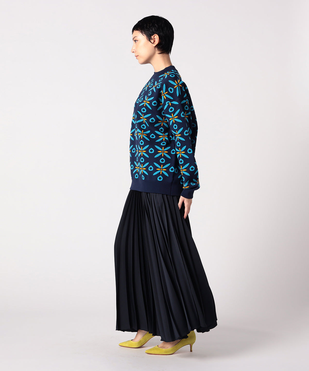 Knit Sweater NAVY