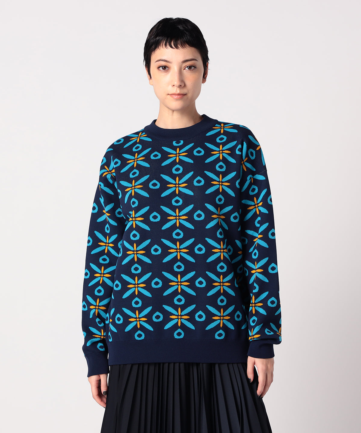 Knit Sweater NAVY