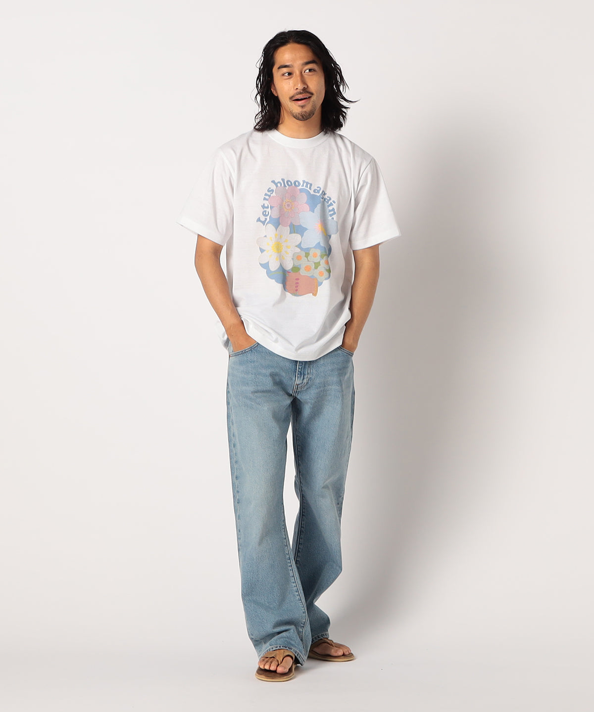 Lunch T-shirt BLOOM WHITE