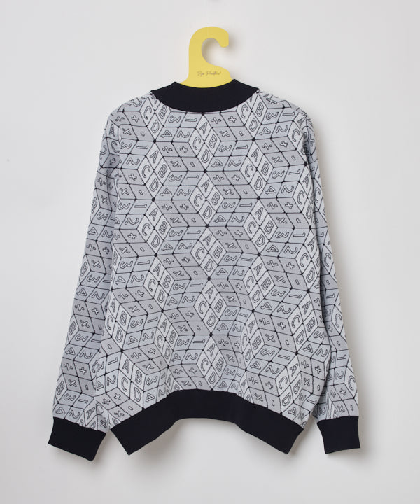 Recycled Knit Cardigan BLACK