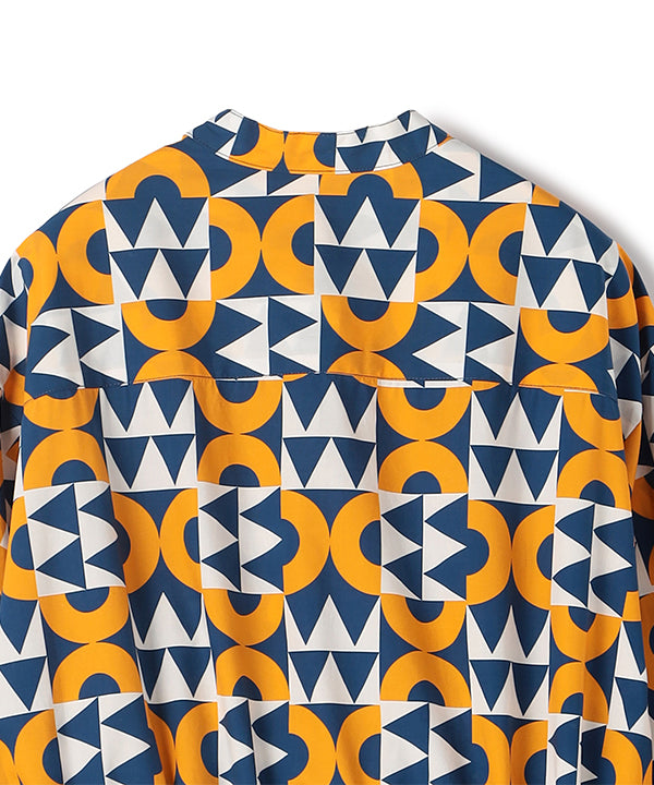One-Piece Dress with Full Pattern NAVY