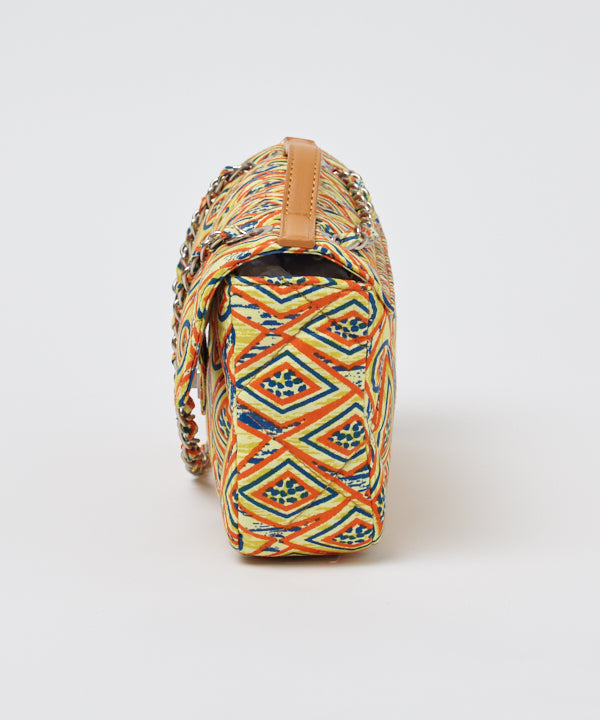 Quilting Kitenge Bag Medium CAMEL