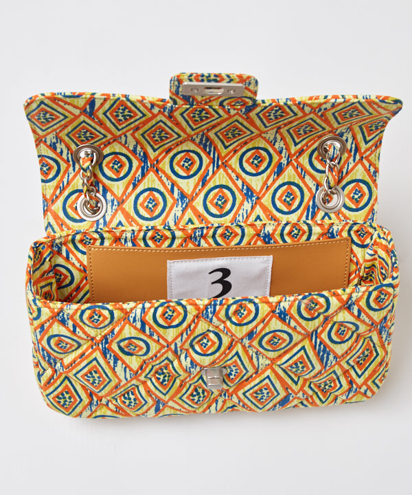 Quilting Kitenge Bag Medium CAMEL