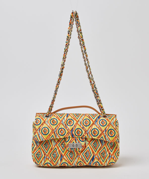 Quilting Kitenge Bag Medium CAMEL