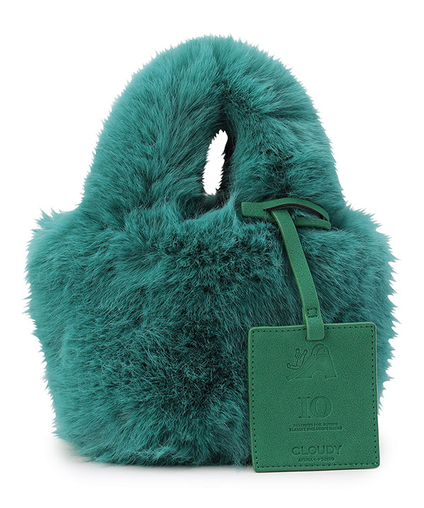 Eco Fur Tote Bag (Small) E.GREEN