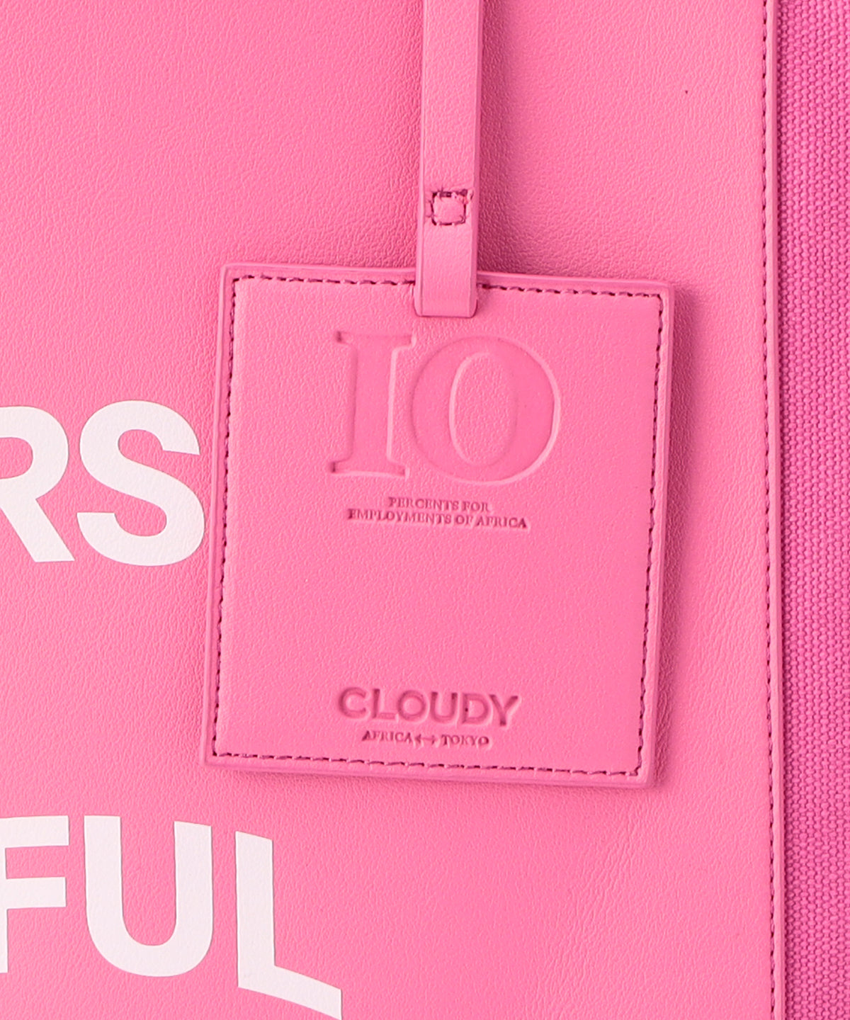 Colored Canvas Tote (Large) PINK