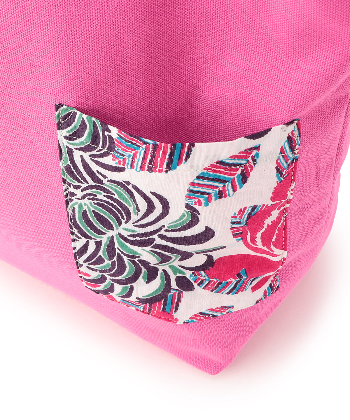 Colored Canvas Tote (Large) PINK