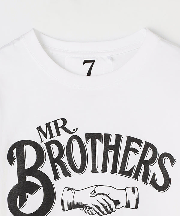 MR.BROTHERS × CLOUDY T-Shirts Logo White
