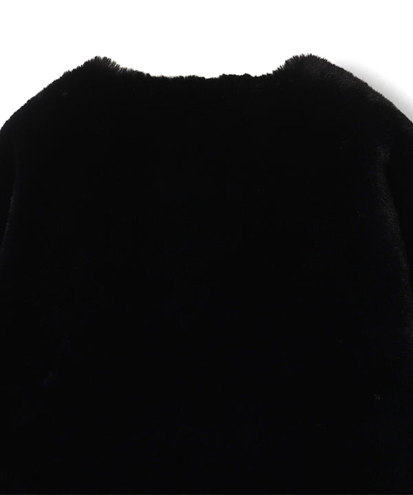 Fake Fur Blouson BLACK