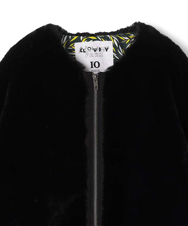 Fake Fur Blouson BLACK