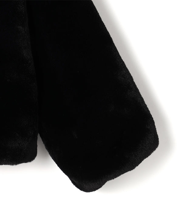 Fake Fur Blouson BLACK