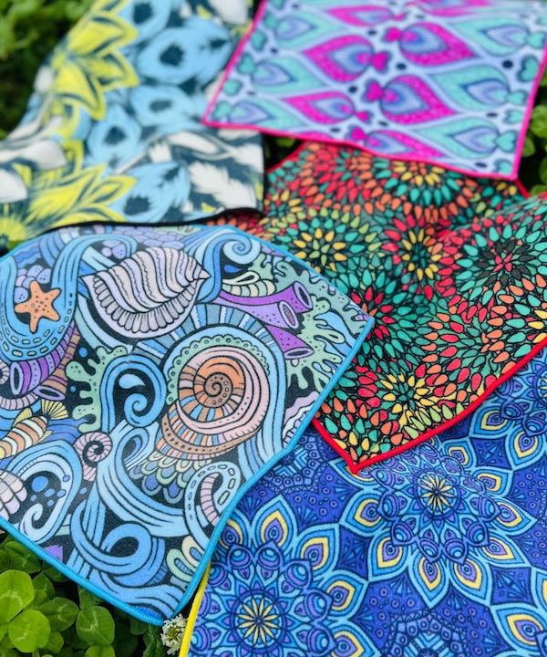 Fabric print Hand Towel 005