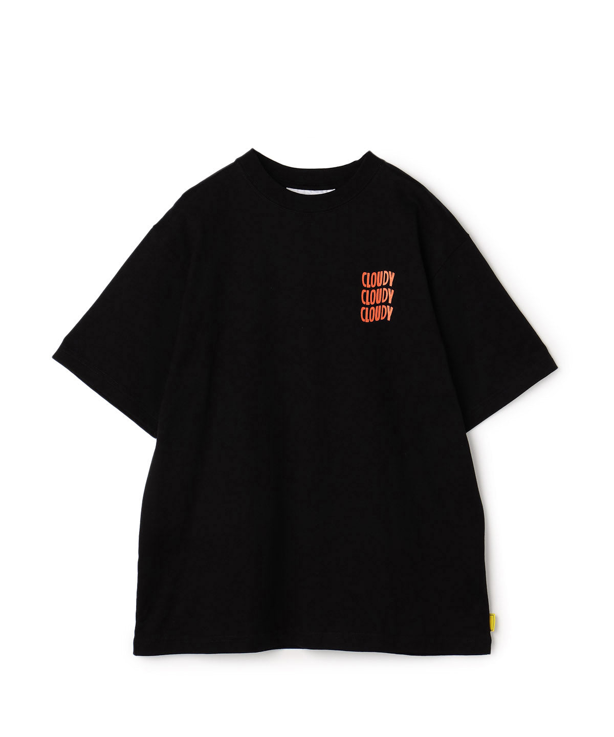T-shirts Textile Collage Roaming tricle BLACK